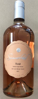 2017 San Luis Obispo County Grenache Rose´