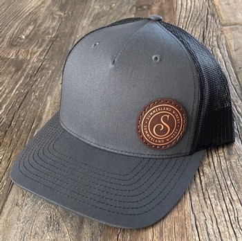 Charcoal/Black Hat with Patch